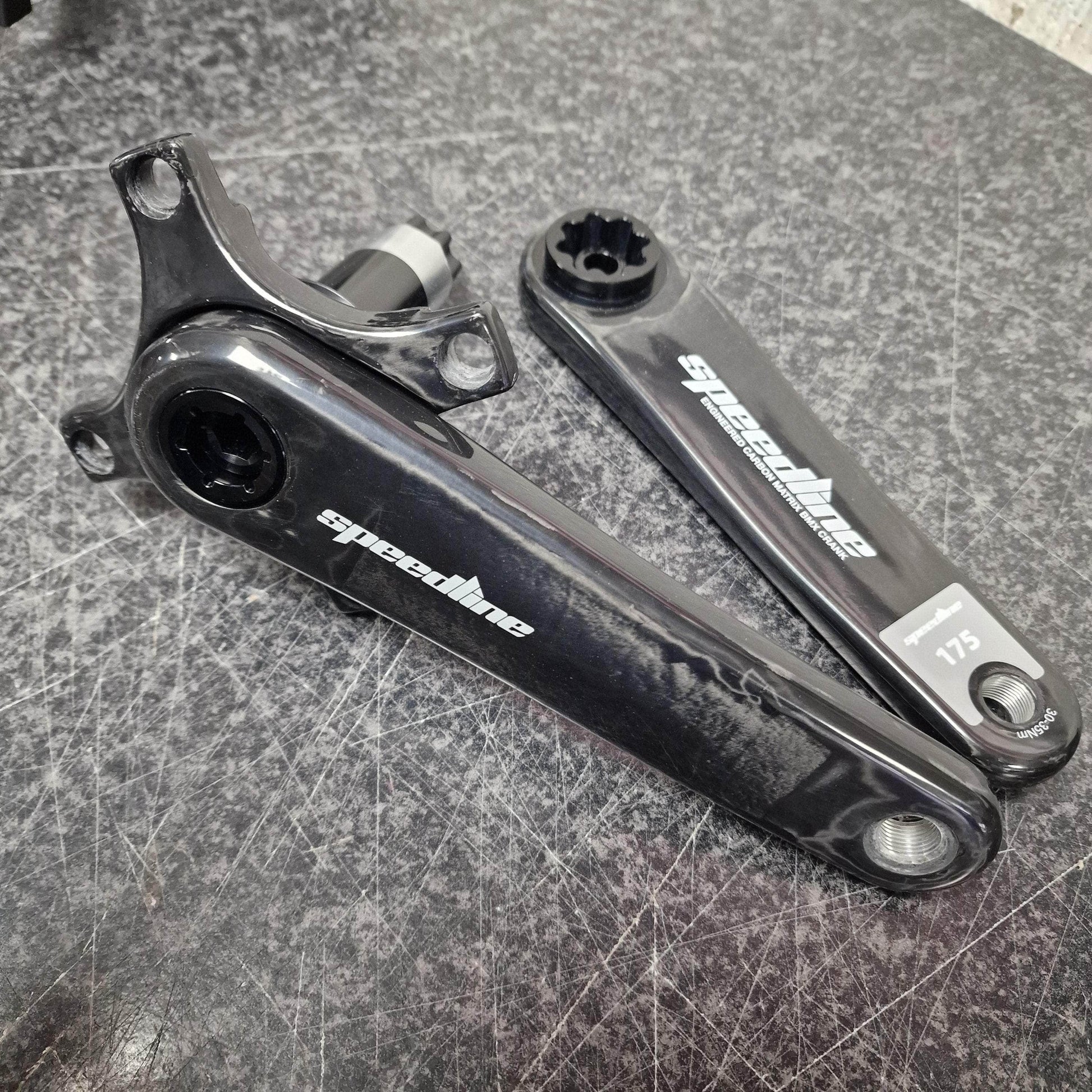 Speedline Elite Carbon Fibre Hollow BMX Race Cranks – Alans BMX