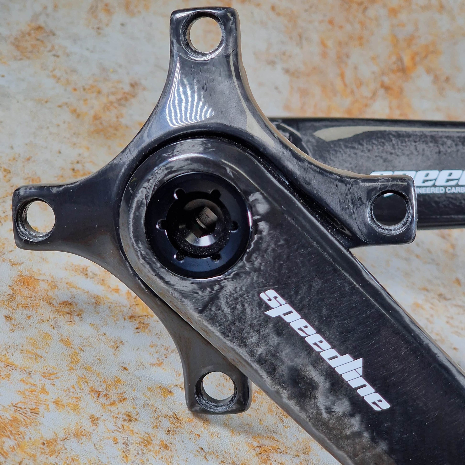 Speedline BMX Racing Speedline Mini Carbon Fibre Hollow BMX Race Cranks