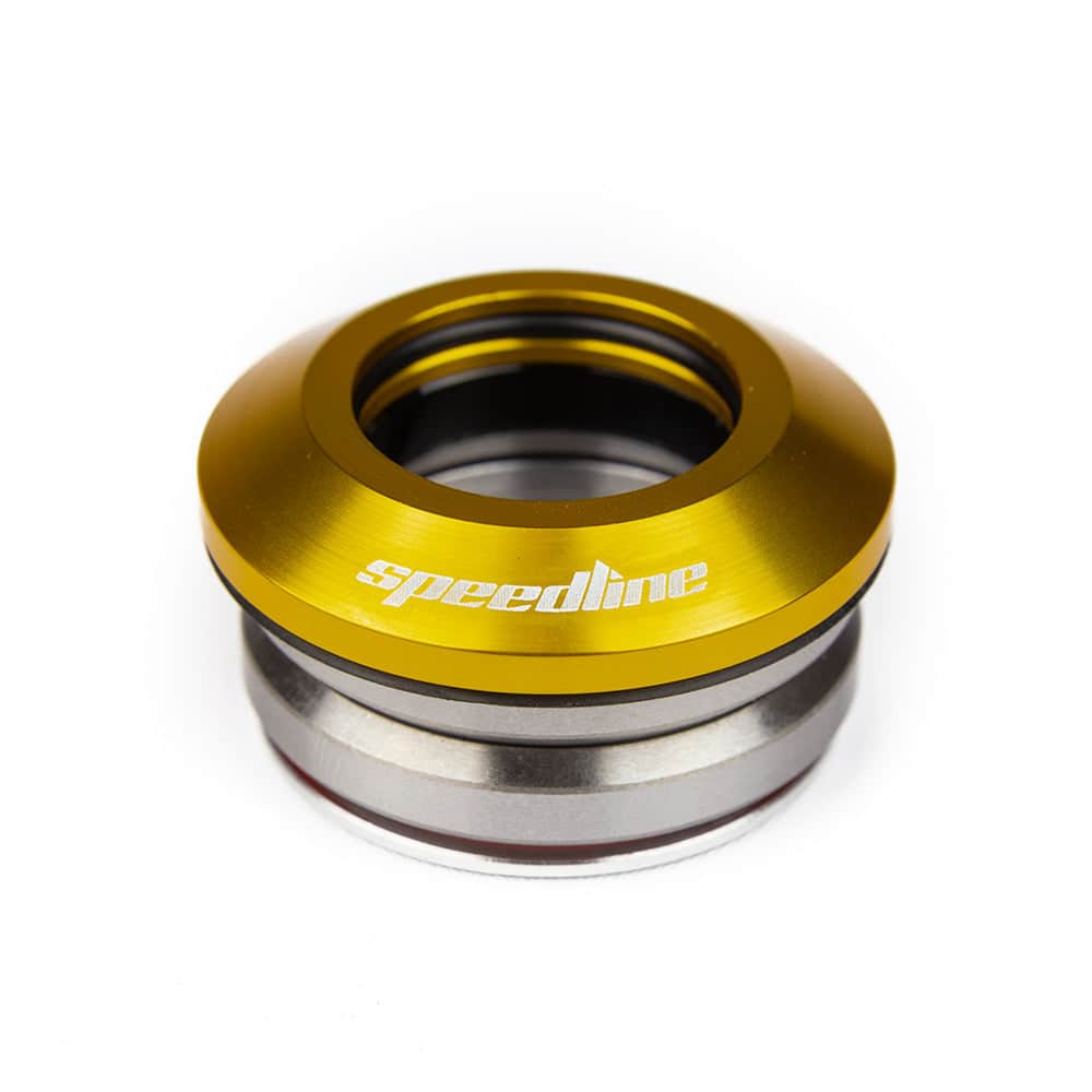 Speedline BMX Racing Gold Speedline Mini Integrated 1" Race Headset