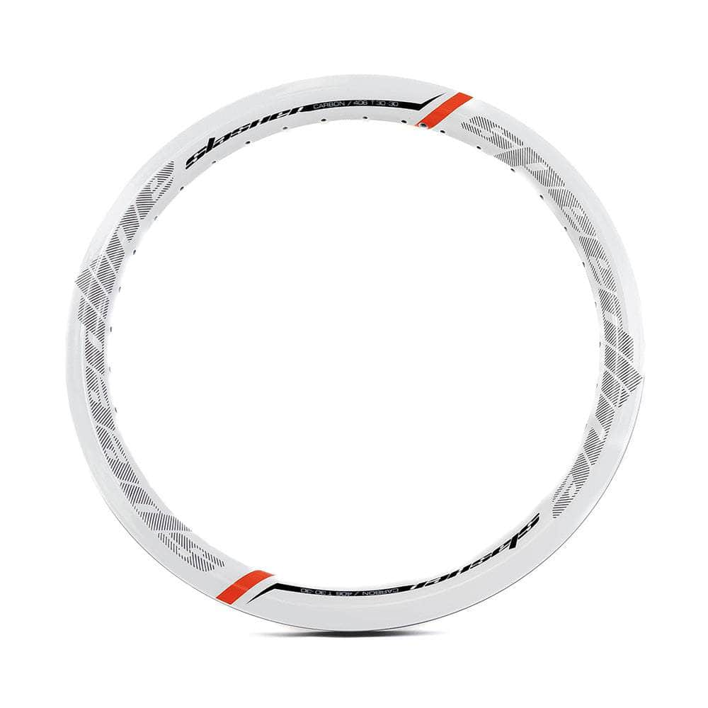 Speedline BMX Racing 36 / Gloss White - Disc ( Front ) Speedline Parts | Slashers 406 20x1.75 Carbon Fiber BMX Rims