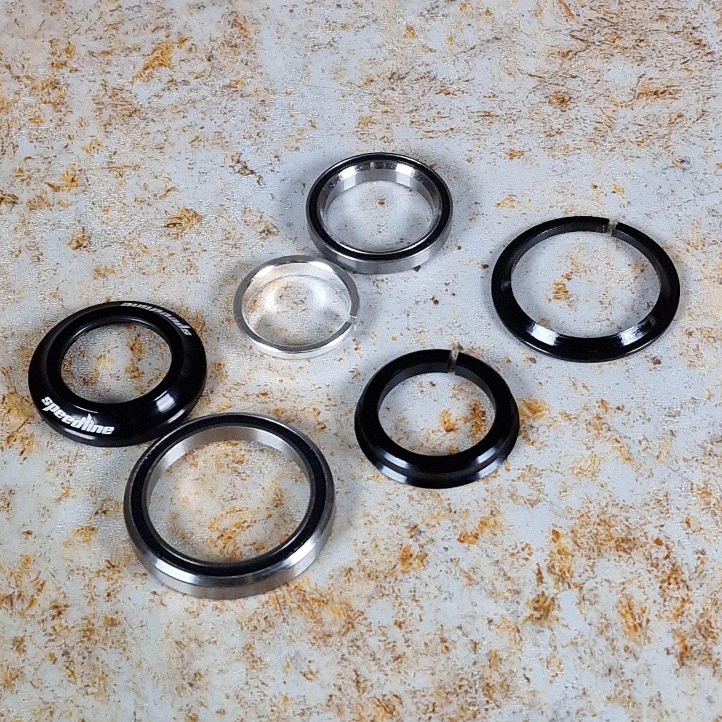 Speedline BMX Racing Black Speedline Pro Tapered Integrated BMX Racing 1 1/8" - 1.5" Headset