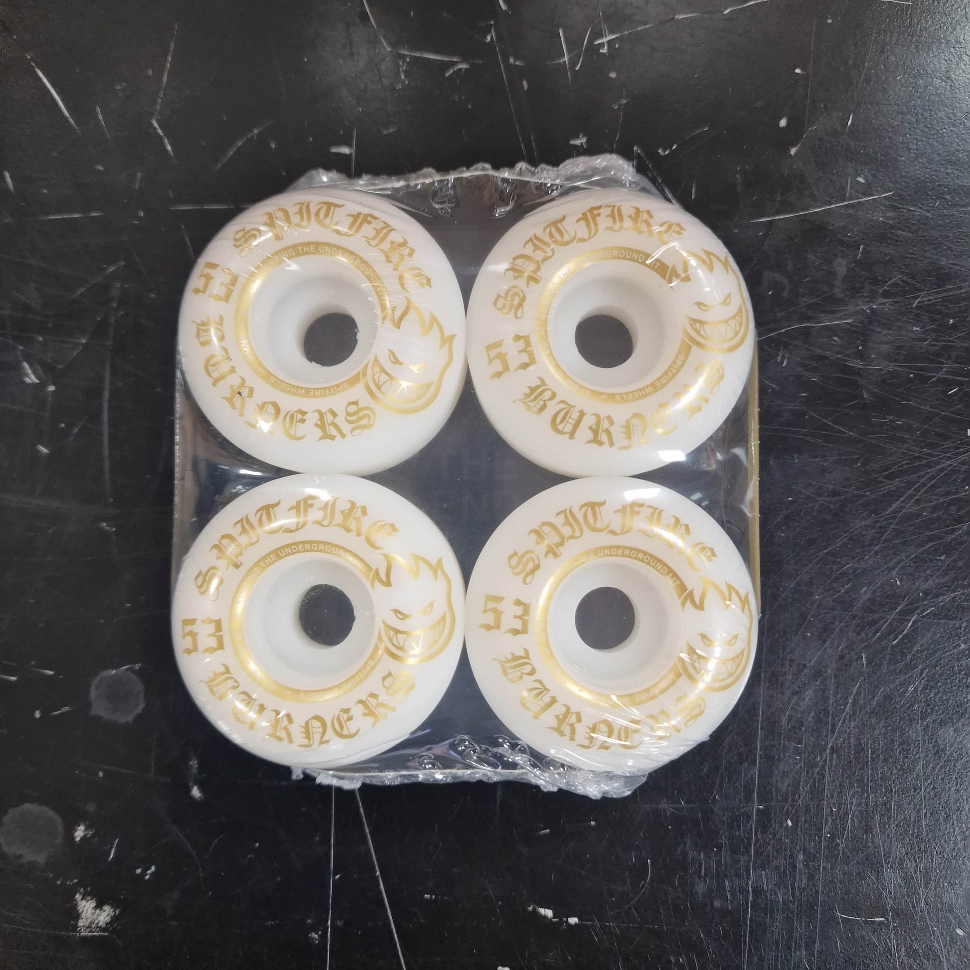 Spitfire Skateboards Spitfire Burner Bighead 99A White Skateboard Wheels