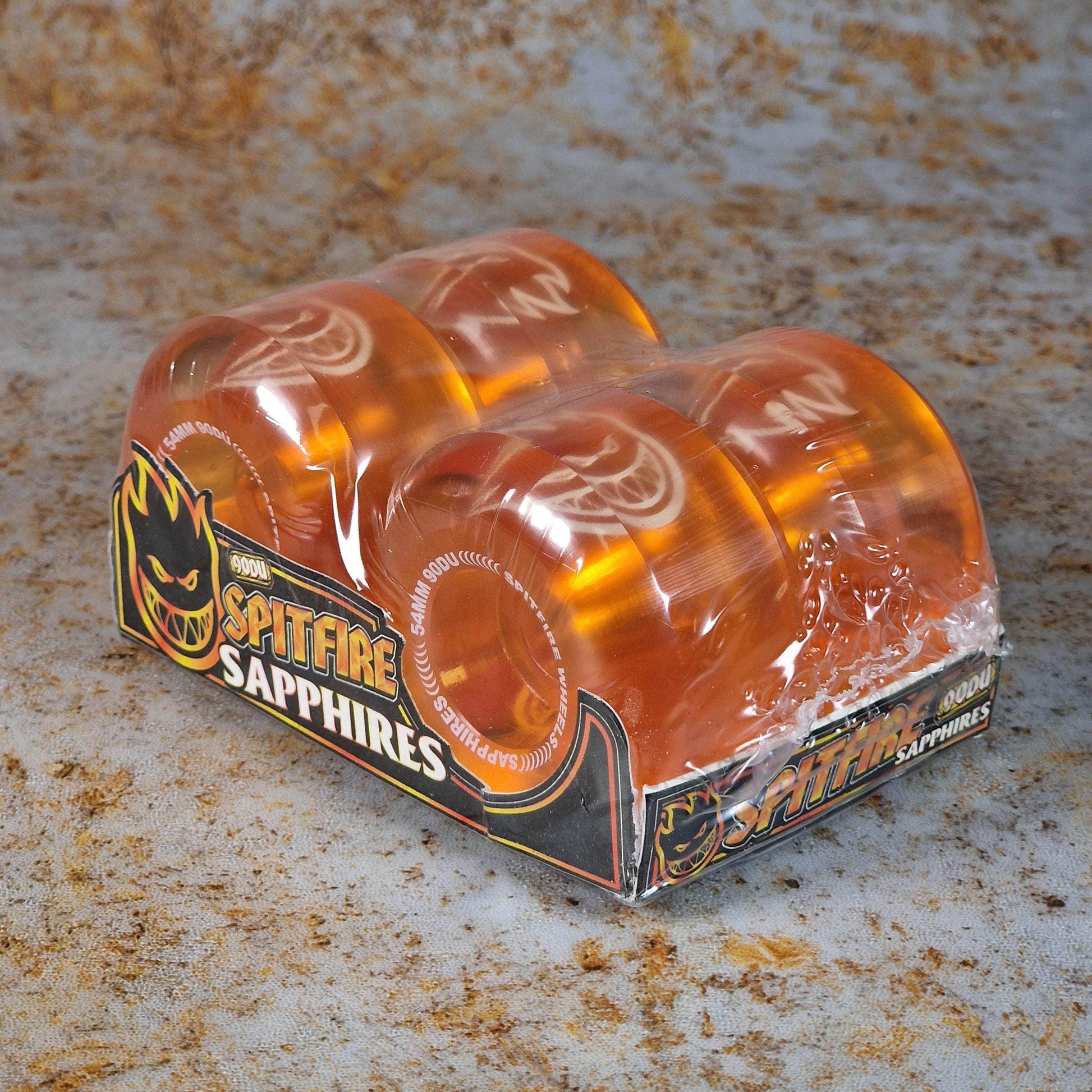 Spitfire Skateboards Spitfire Soft Sapphire Radial 90D Clear Skateboard Wheels