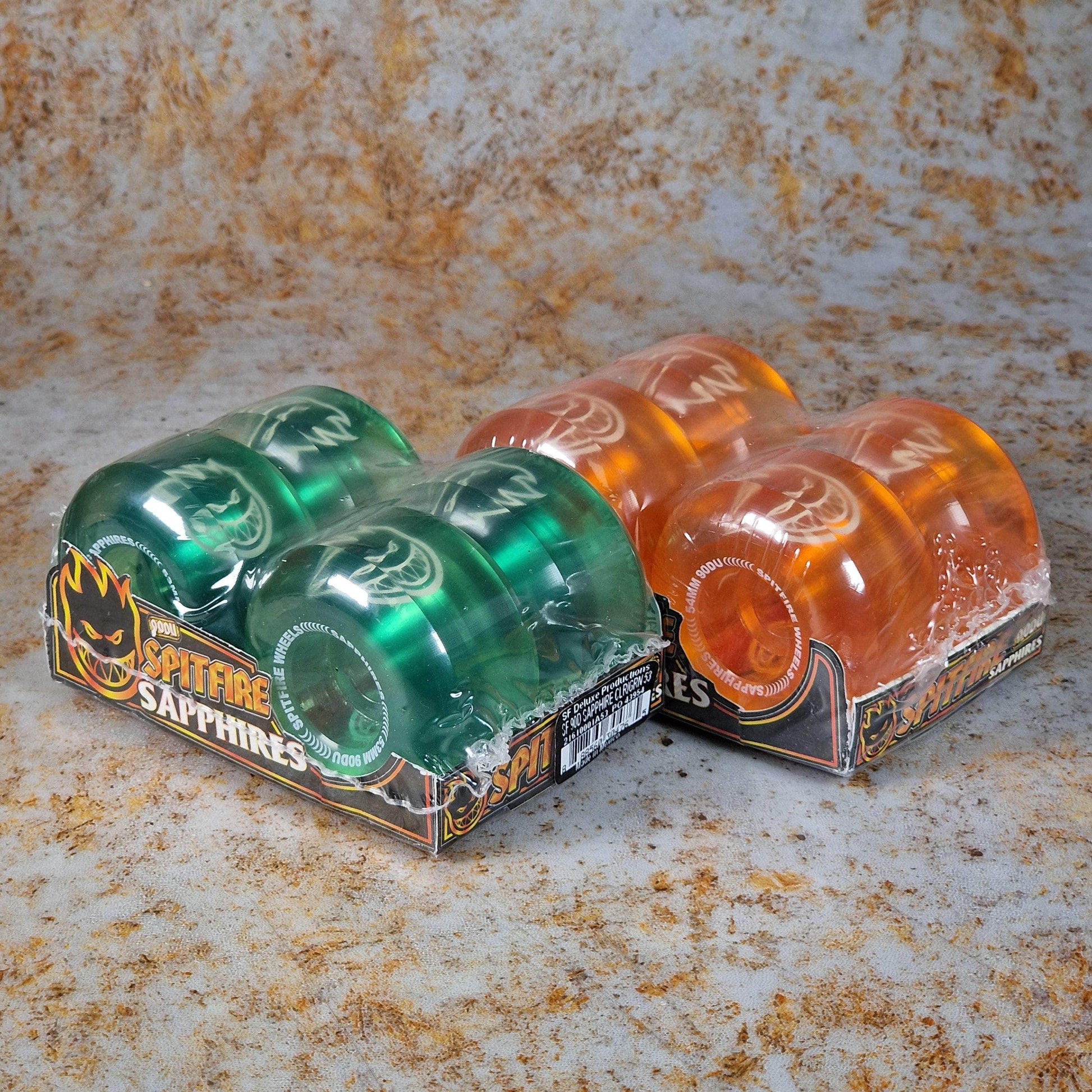 Spitfire Skateboards Spitfire Soft Sapphire Radial 90D Clear Skateboard Wheels