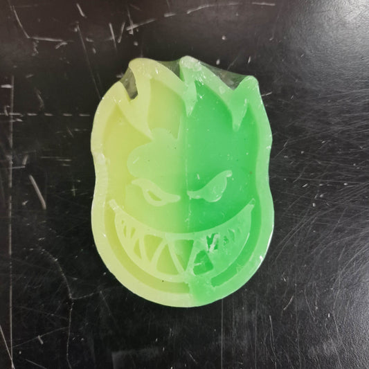 Spitfire Misc Yellow/Green Spitfire Swirl Yellow / Green Curb Wax