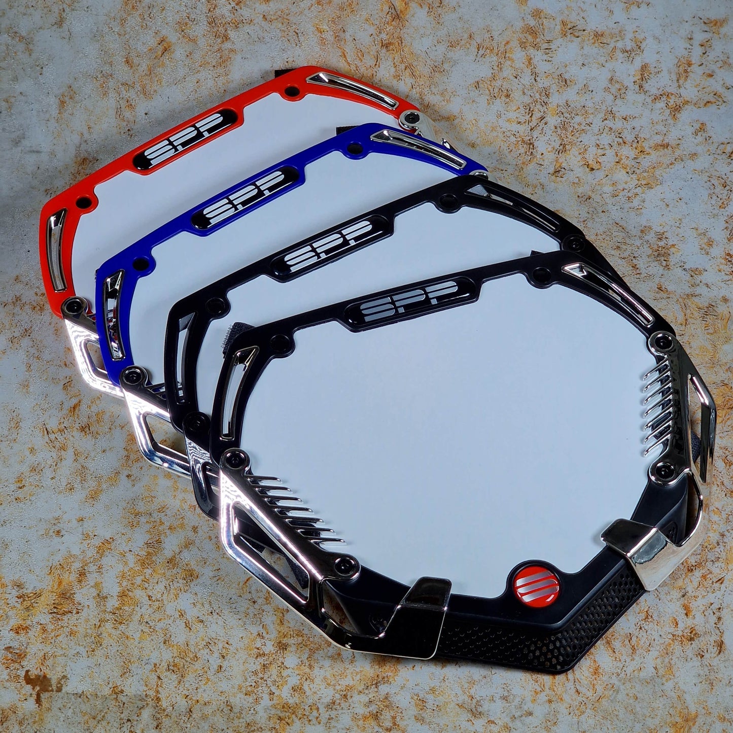 SPP BMX Racing SPP 7 PC Pro High Density PP Number Plate System