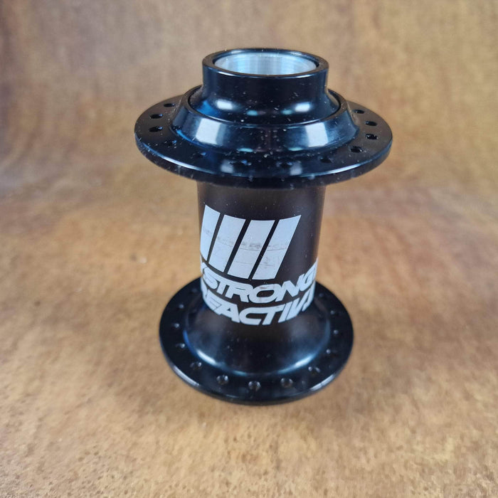 Stay Strong BMX Racing Black Stay Strong Reactiv 2 Disc Race Hubset 20mm Front
