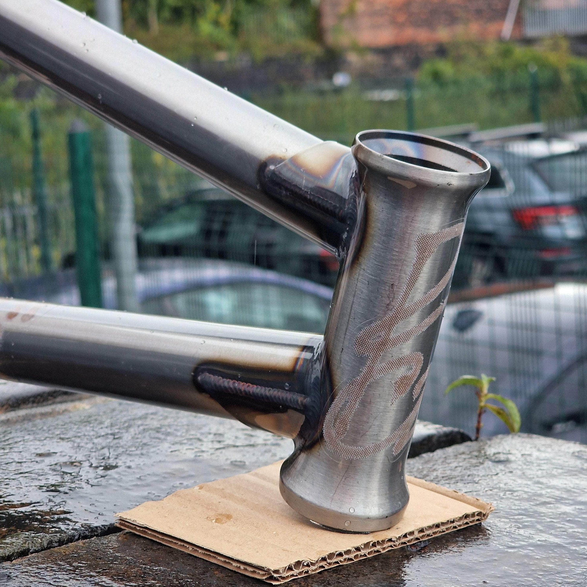 Stranger BMX Parts 21.1 / Gloss Raw Stranger Basil 22 Crew Frame Gloss Raw