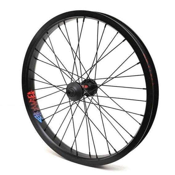 Stranger BMX Parts Black Stranger Crux v2 Front Wheel Black