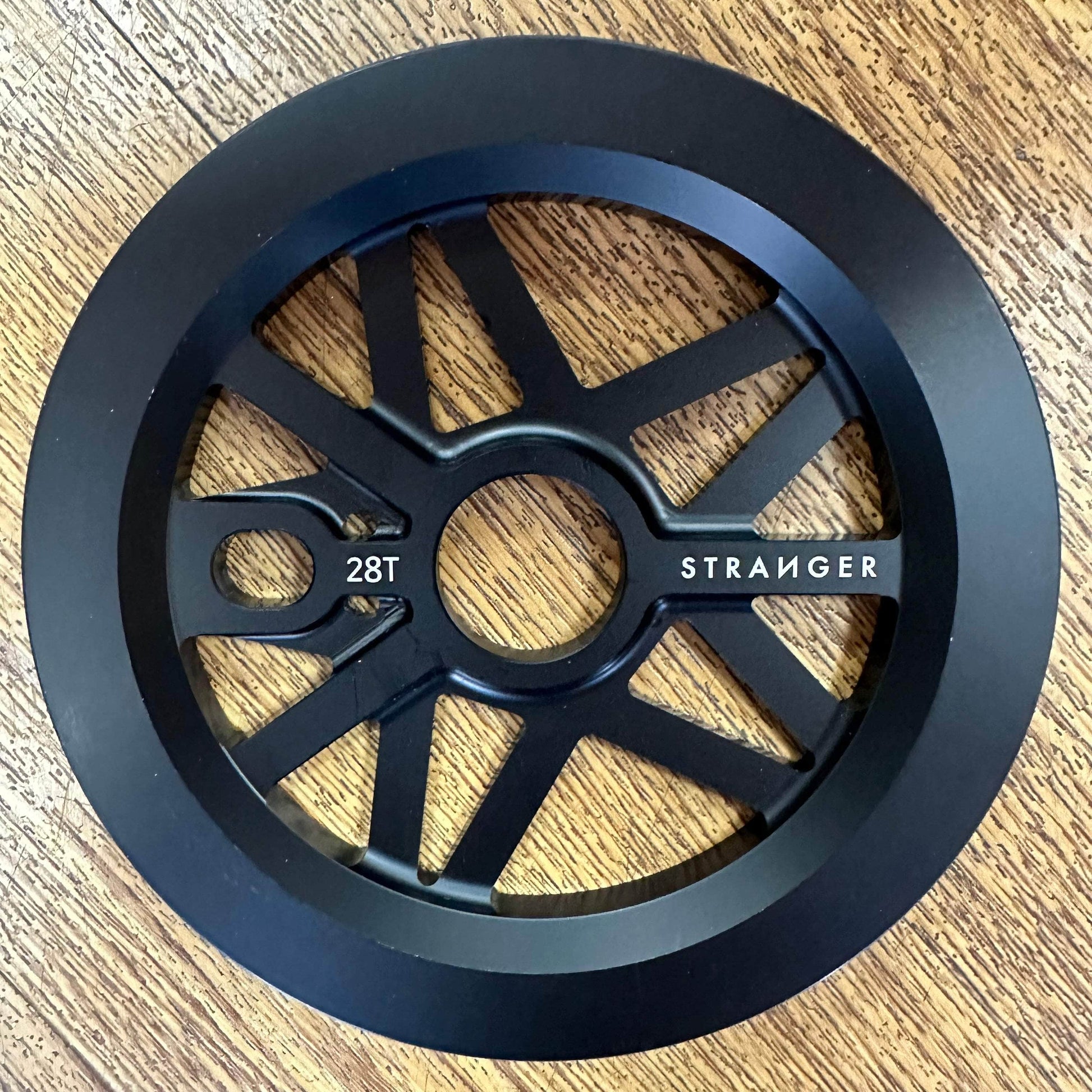 Stranger BMX Parts 28T / Black Stranger Strangergram Guard Sprocket Black