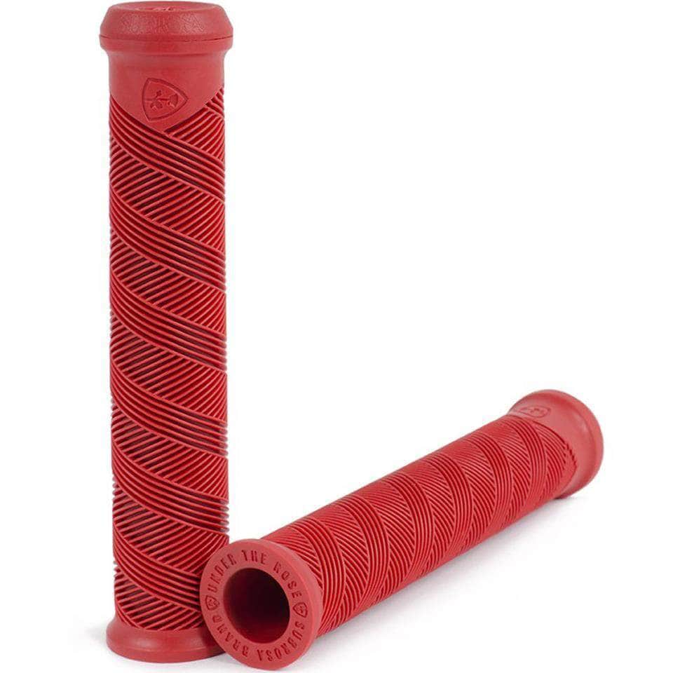Subrosa BMX Parts Red Subrosa Dialed Flangeless DCR Grips
