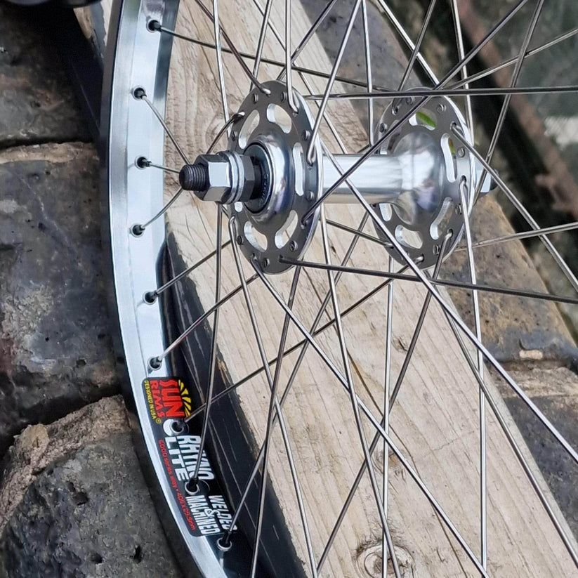 Sun Ringlé Rhyno Lite XL / High Flange Old School Wheelset Chrome ...