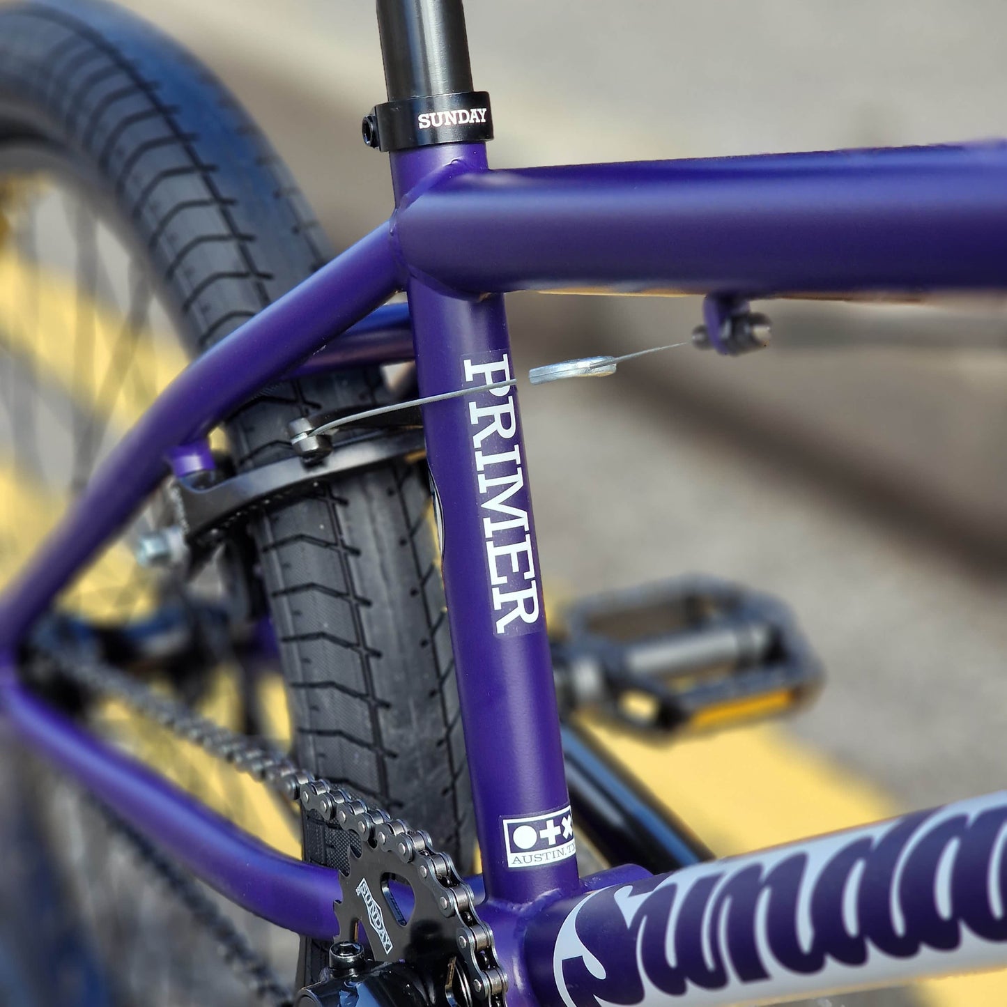 Sunday BMX Bikes Matte Midnight Purple / 21 Sunday 2025 Primer 21" TT Bike Matte Midnight Purple