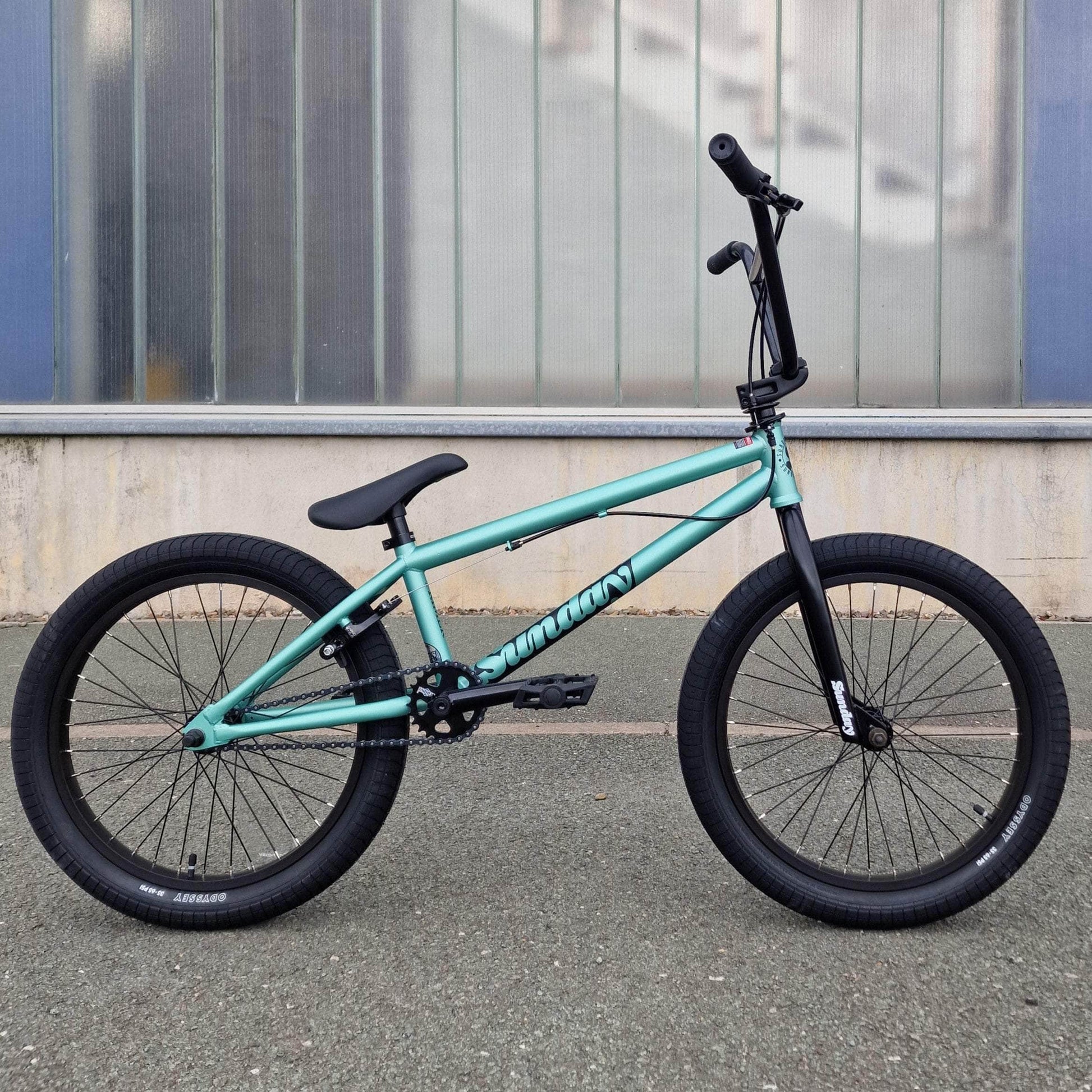 Sunday 2025 Primer Park TT BMX Bike Matte Ice Green Alans BMX