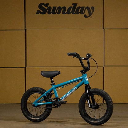 Sunday BMX Bikes Gloss Marine Blue Sunday Aluminium Primer 14 Inch Bike Gloss Marine Blue