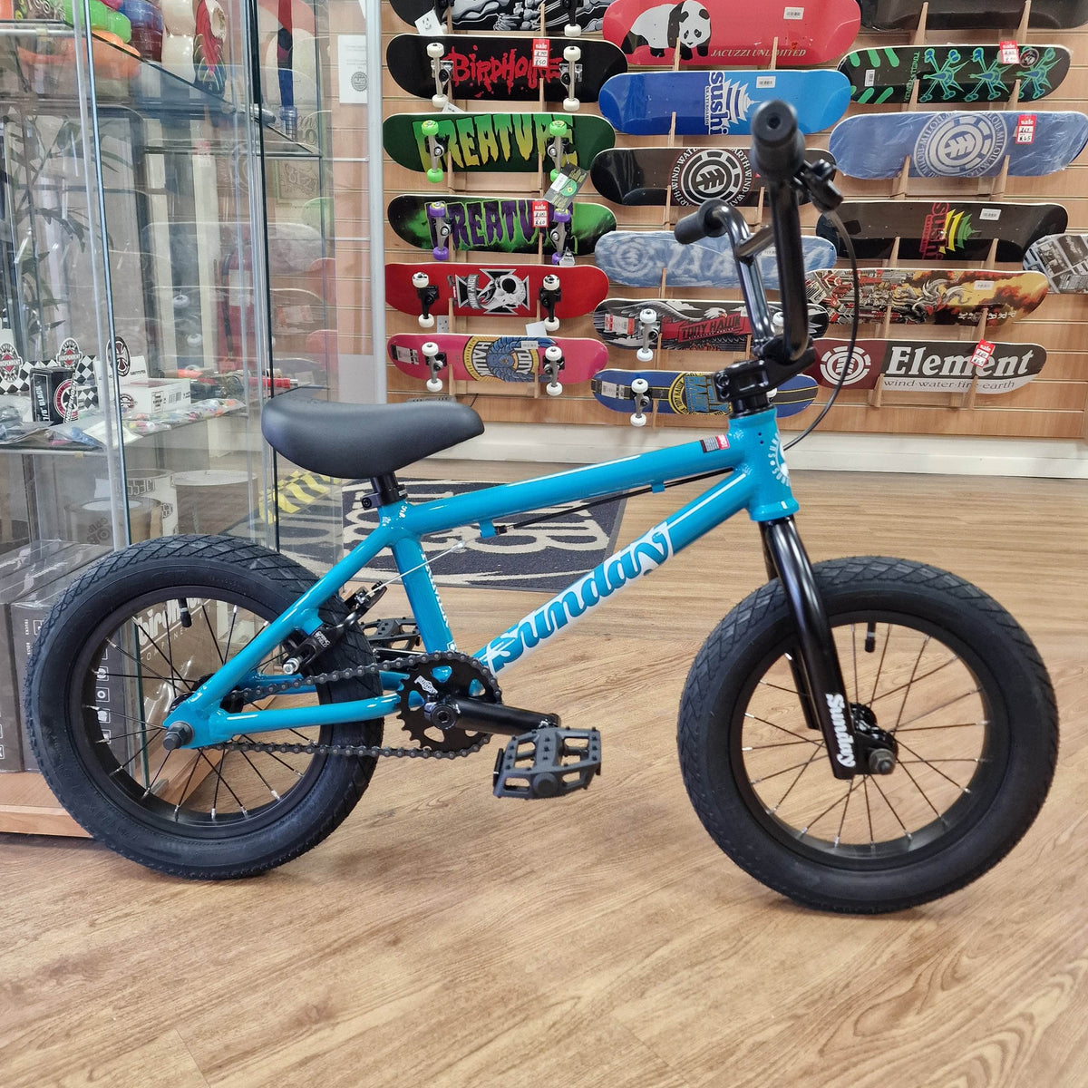 Sunday BMX Bikes Gloss Marine Blue Sunday Aluminium Primer 14 Inch Bike Gloss Marine Blue
