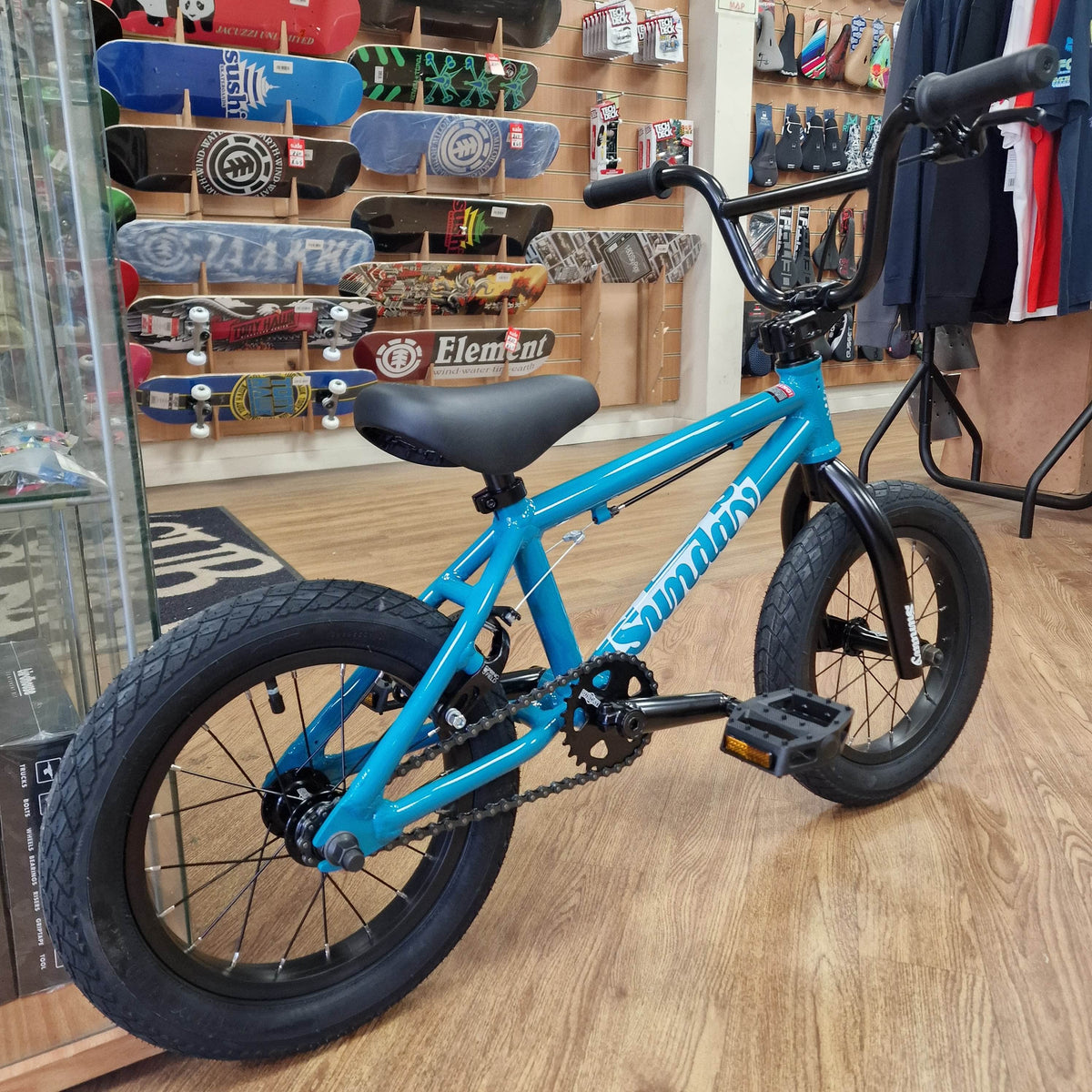 Sunday BMX Bikes Gloss Marine Blue Sunday Aluminium Primer 14 Inch Bike Gloss Marine Blue