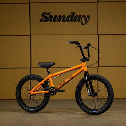 Sunday BMX Bikes Gloss Orange Soda Sunday Aluminium Primer 18 Inch Bike Gloss Orange Soda