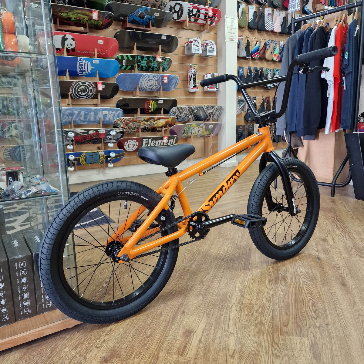 Sunday BMX Bikes Gloss Orange Soda Sunday Aluminium Primer 18 Inch Bike Gloss Orange Soda