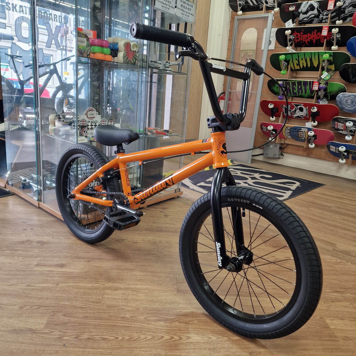 Sunday BMX Bikes Gloss Orange Soda Sunday Aluminium Primer 18 Inch Bike Gloss Orange Soda