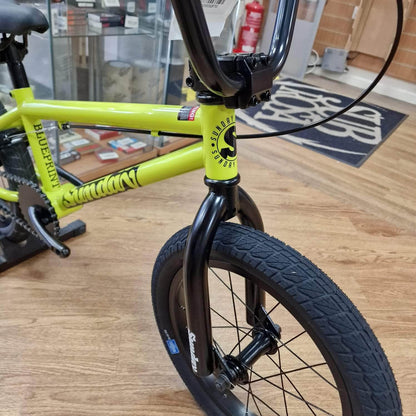 Sunday BMX Bikes Gloss Bright Yellow Sunday Bikes 2023 Blueprint 16 Inch Bike Gloss Bright Yellow