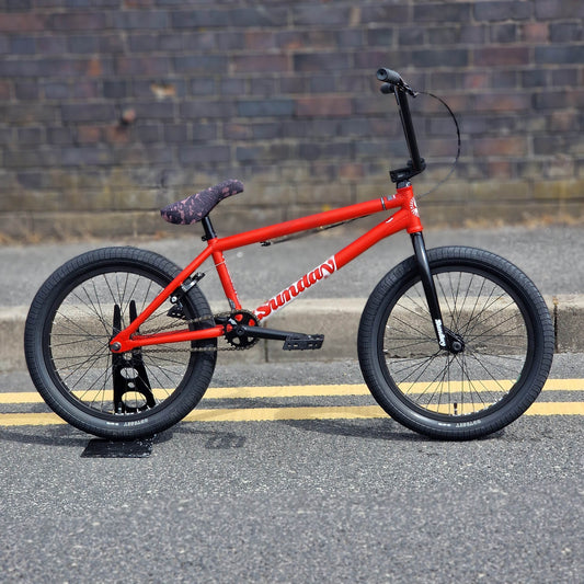 Sunday BMX Bikes Matte Fire Engine Red / 20.75 Sunday Bikes Forecaster 20.75" TT BMX Bike Silva Matte Fire Engine Red