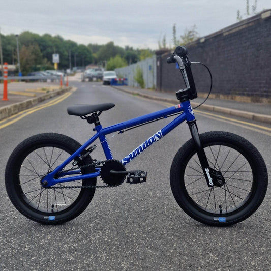 Sunday BMX Bikes Gloss Sunday Blue Sunday Blueprint 16 Inch Bike Gloss Sunday Blue