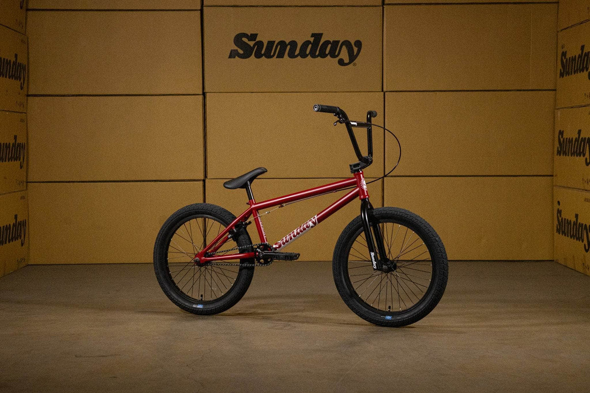 Sunday BMX Bikes Matte Maroon / 21 Sunday Blueprint 21" TT Bike Matte Maroon