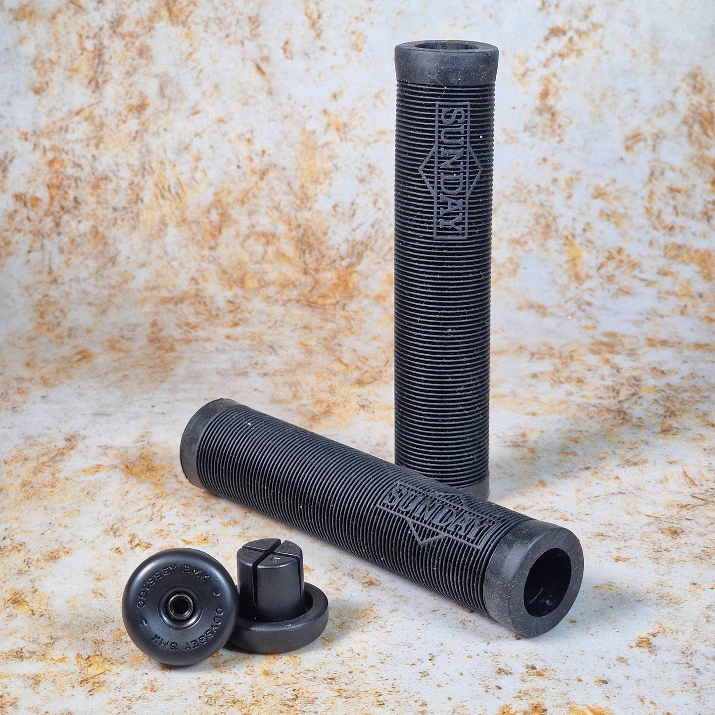Sunday BMX Parts Black Sunday Cornerstone Grips