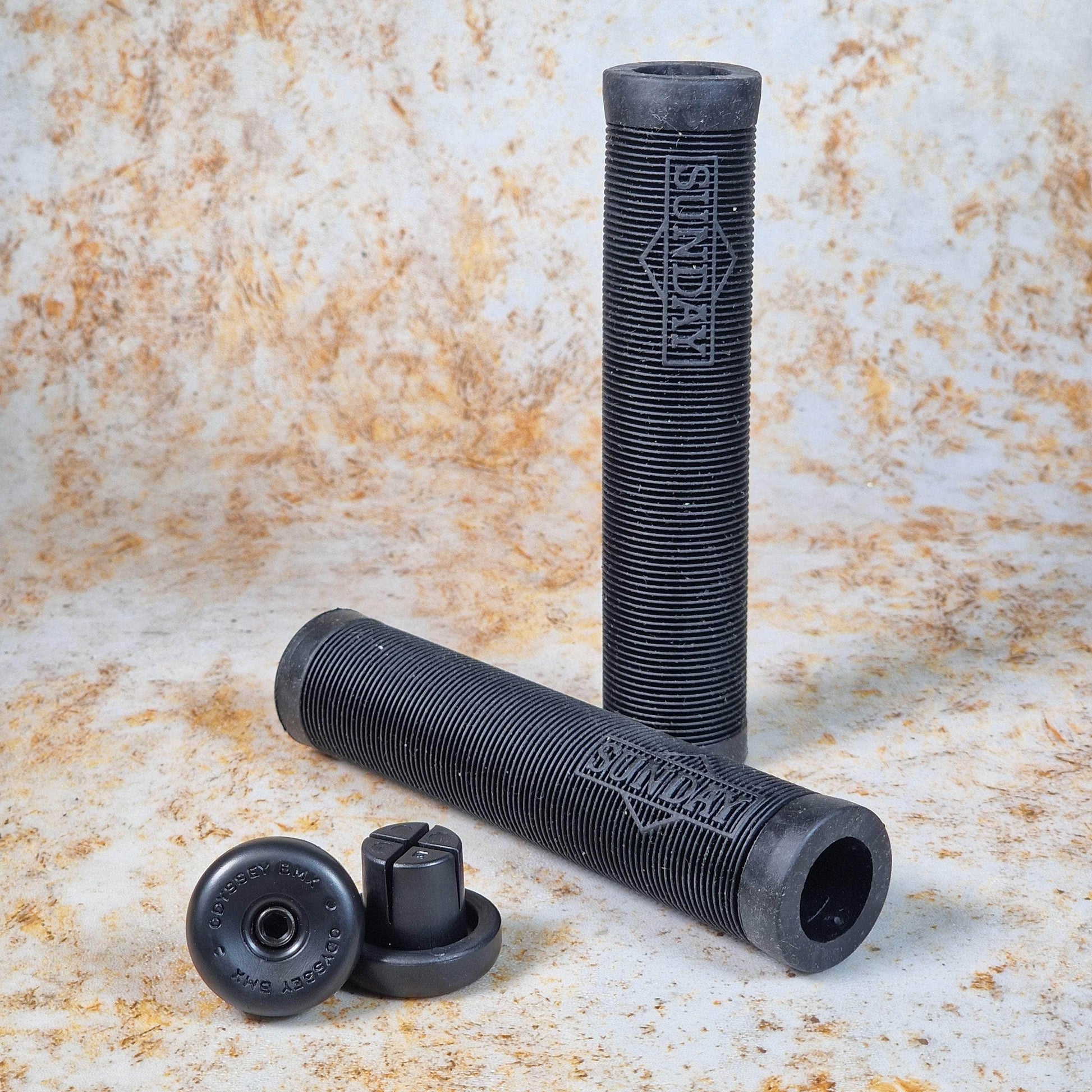Sunday BMX Parts Black Sunday Cornerstone Grips