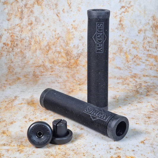 Sunday BMX Parts Black Sunday Cornerstone Grips