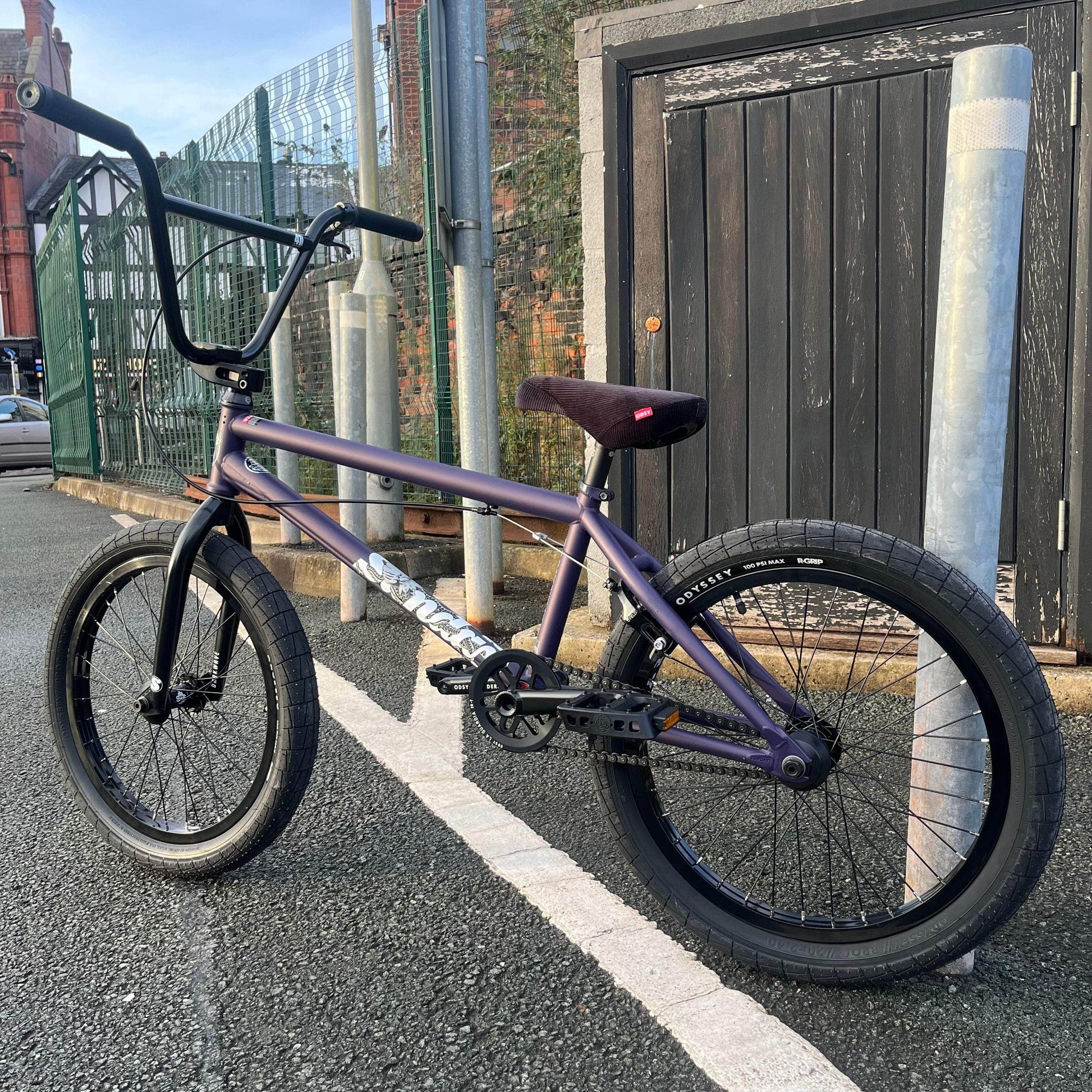 Sunday BMX Bikes Matte Midnight Purple / 21.25 / LHD Sunday Darkwave FC Bike 21.25" LHD Raiford Matte Midnight Purple