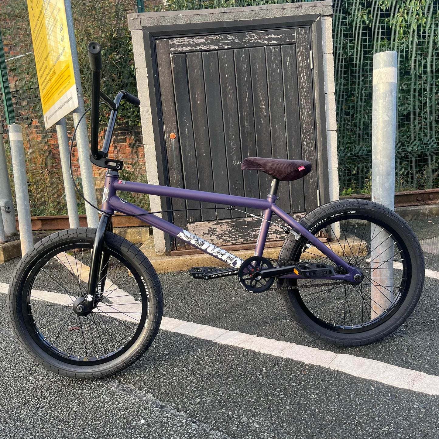 Sunday BMX Bikes Matte Midnight Purple / 21.25 / LHD Sunday Darkwave FC Bike 21.25" LHD Raiford Matte Midnight Purple