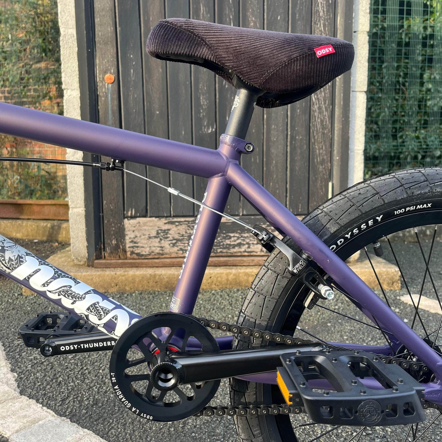 Sunday BMX Bikes Matte Midnight Purple / 21.25 / LHD Sunday Darkwave FC Bike 21.25" LHD Raiford Matte Midnight Purple