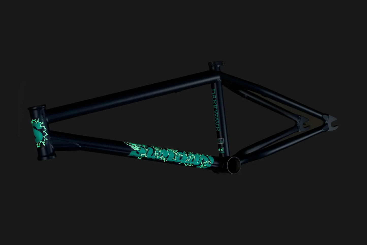 Sunday BMX Parts Sunday Darkwave Frame Matte Midnight Blue w/ Green Eel Stickers