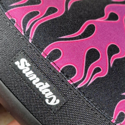 Sunday BMX Parts Black Sunday Flames Railed Cruise Seat