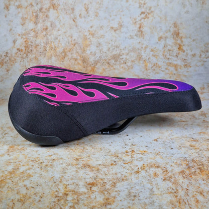 Sunday BMX Parts Black Sunday Flames Railed Cruise Seat