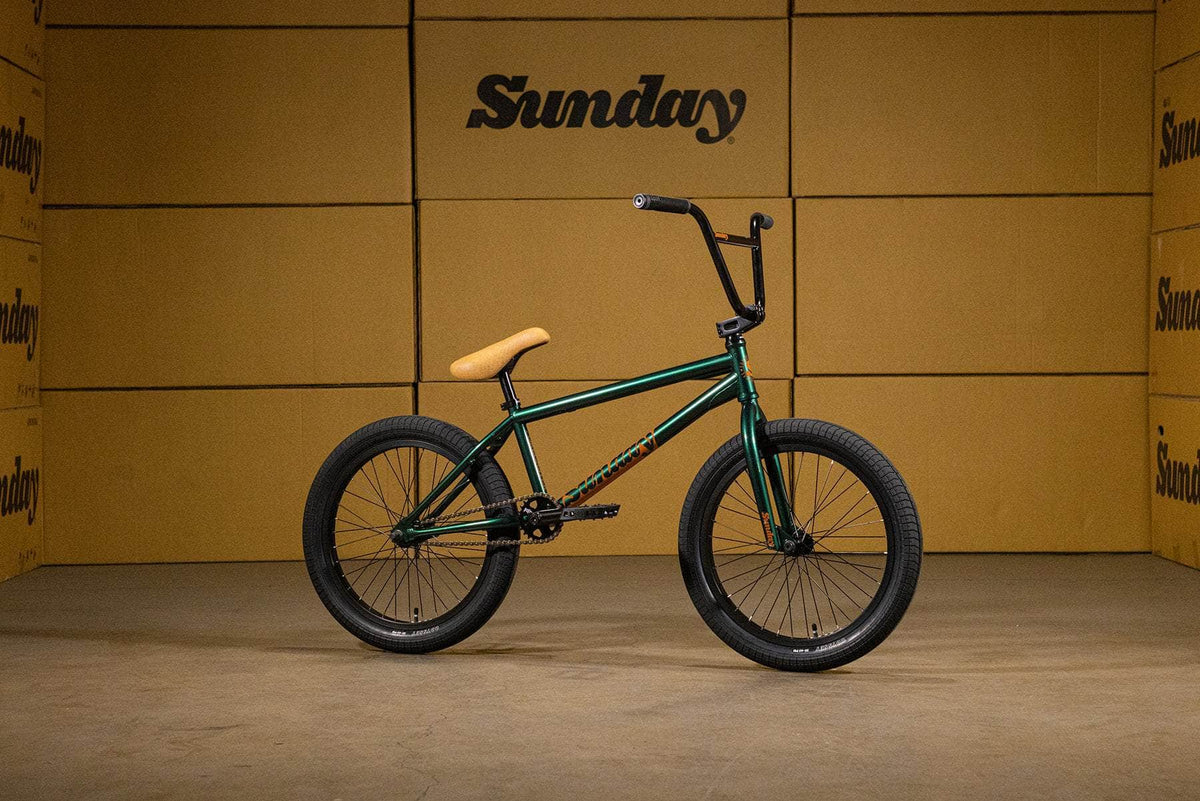 Sunday BMX Bikes Gloss Seaweed Green / 20.75 Sunday Forecaster 20.75" TT Bike Silva Gloss Seaweed Green