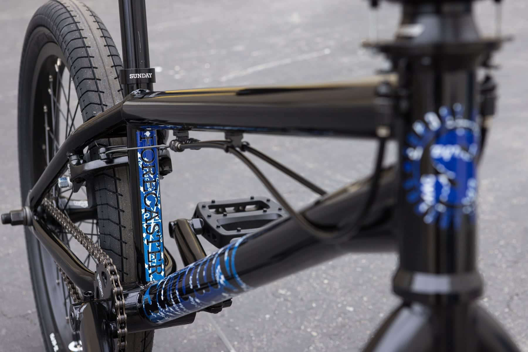Sunday BMX Bikes Gloss Black / 20.5 Sunday Forecaster Park 20.5" TT Bike Grasset Gloss Black