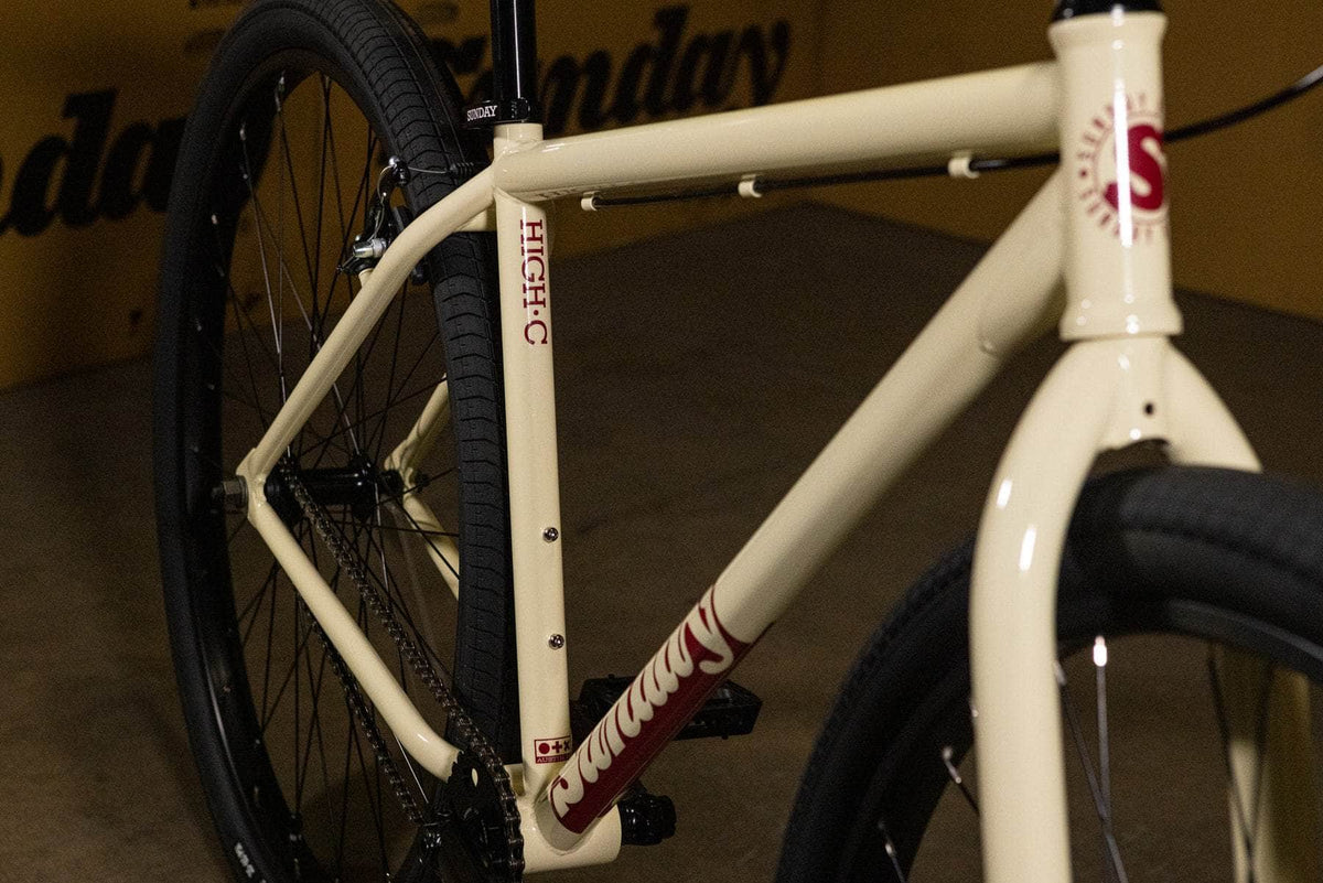 Sunday BMX Bikes Gloss Classic White Sunday High-C 29 Inch Bike Gloss Classic White