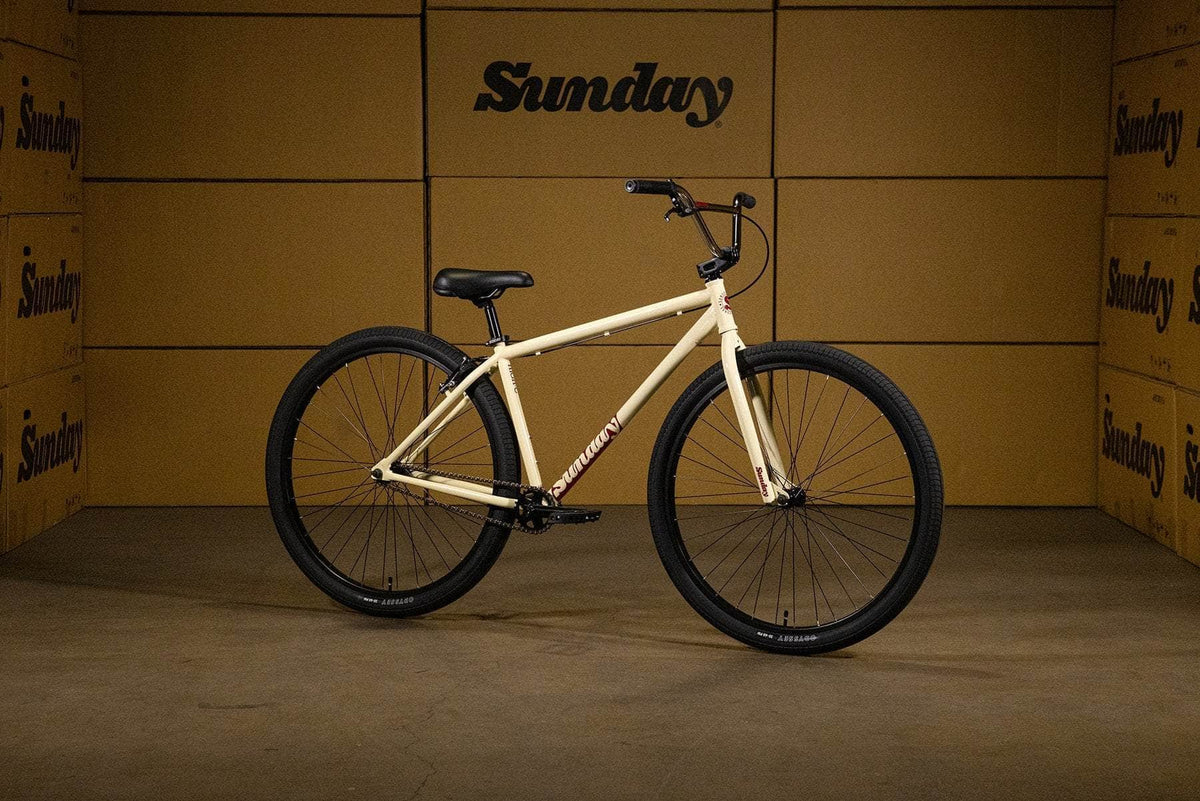 Sunday BMX Bikes Gloss Classic White Sunday High-C 29 Inch Bike Gloss Classic White