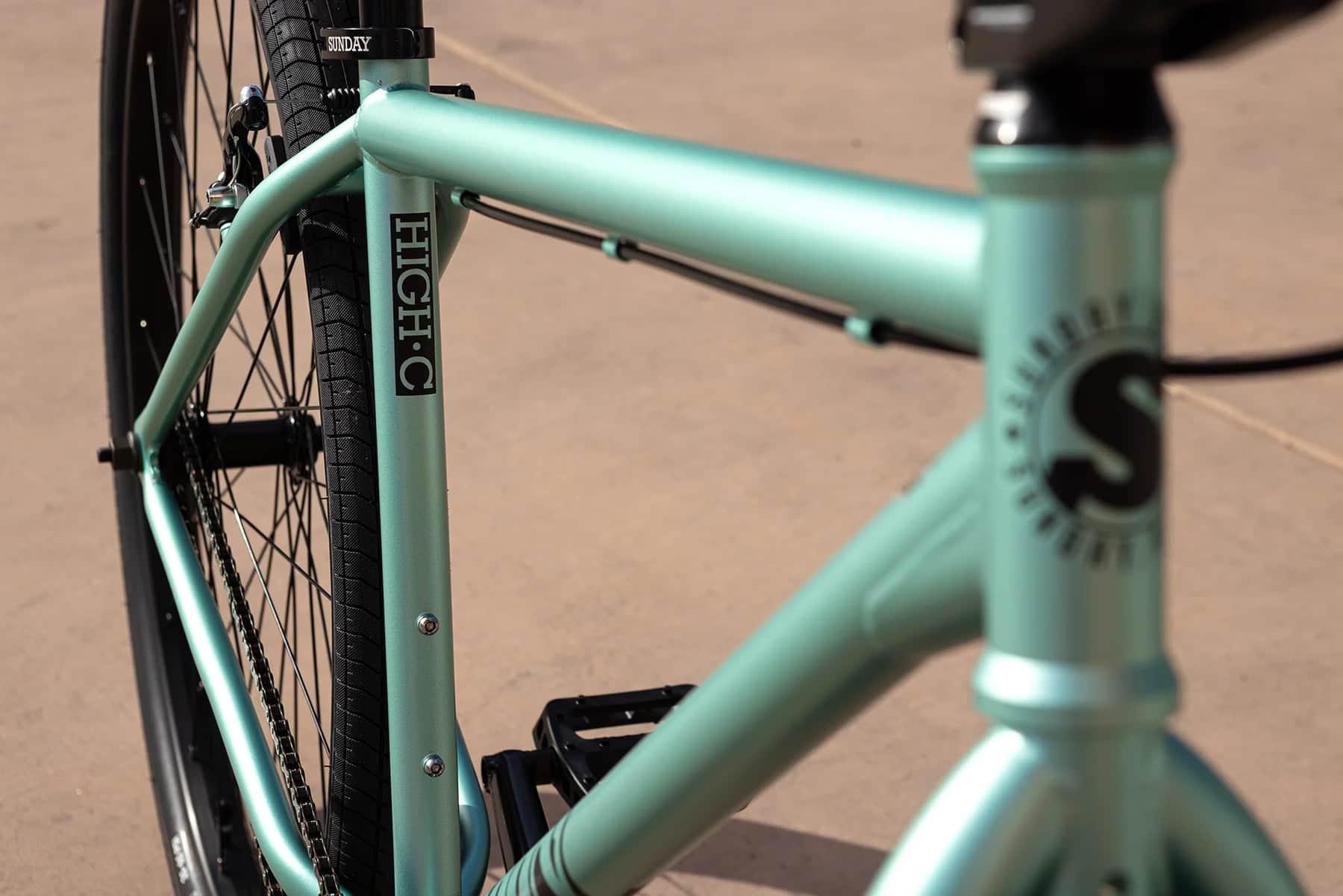 Sunday BMX Bikes Matte Ice Green Sunday High-C 29 Inch Bike Matte Ice Green