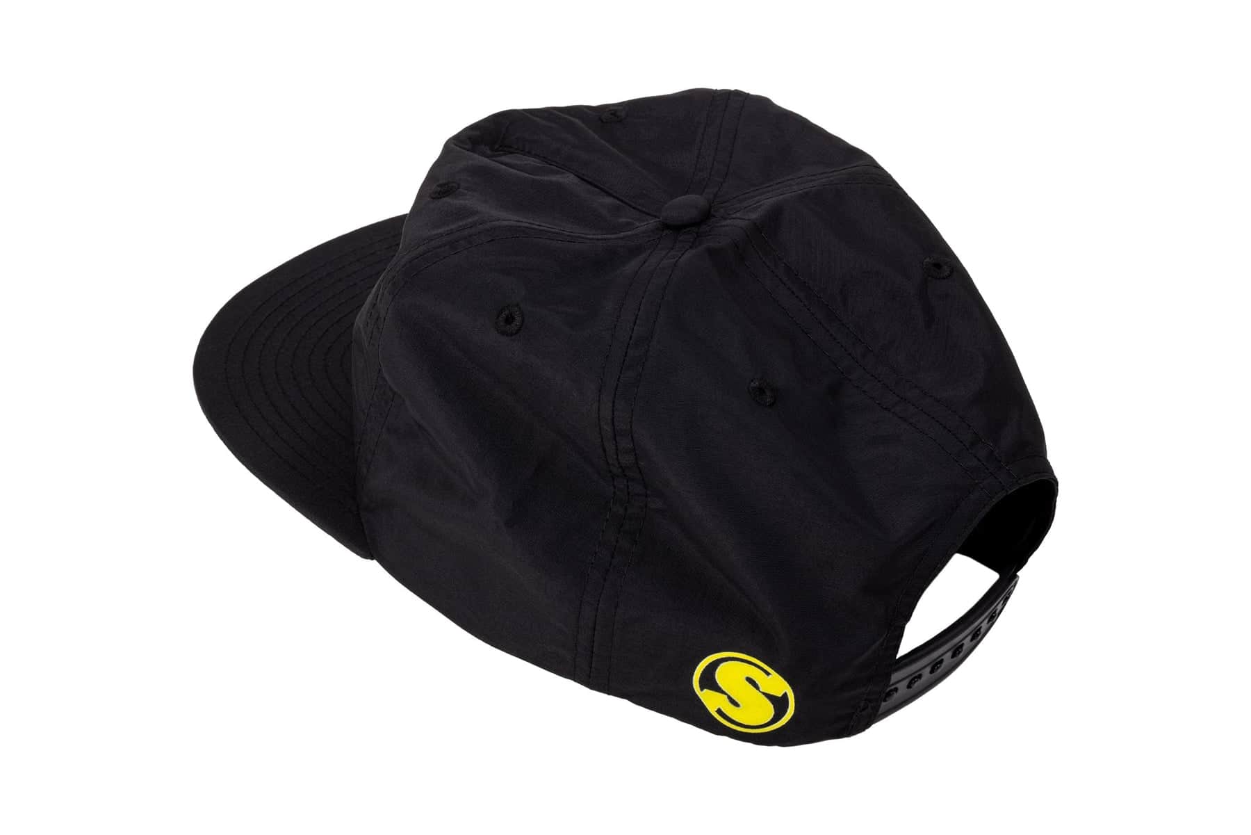 Sunday Clothing & Shoes Black Sunday High Wave Nylon Snapback Cap Black