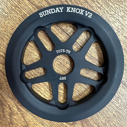 Sunday BMX Parts 28T / Black Sunday Knox Sprocket Black