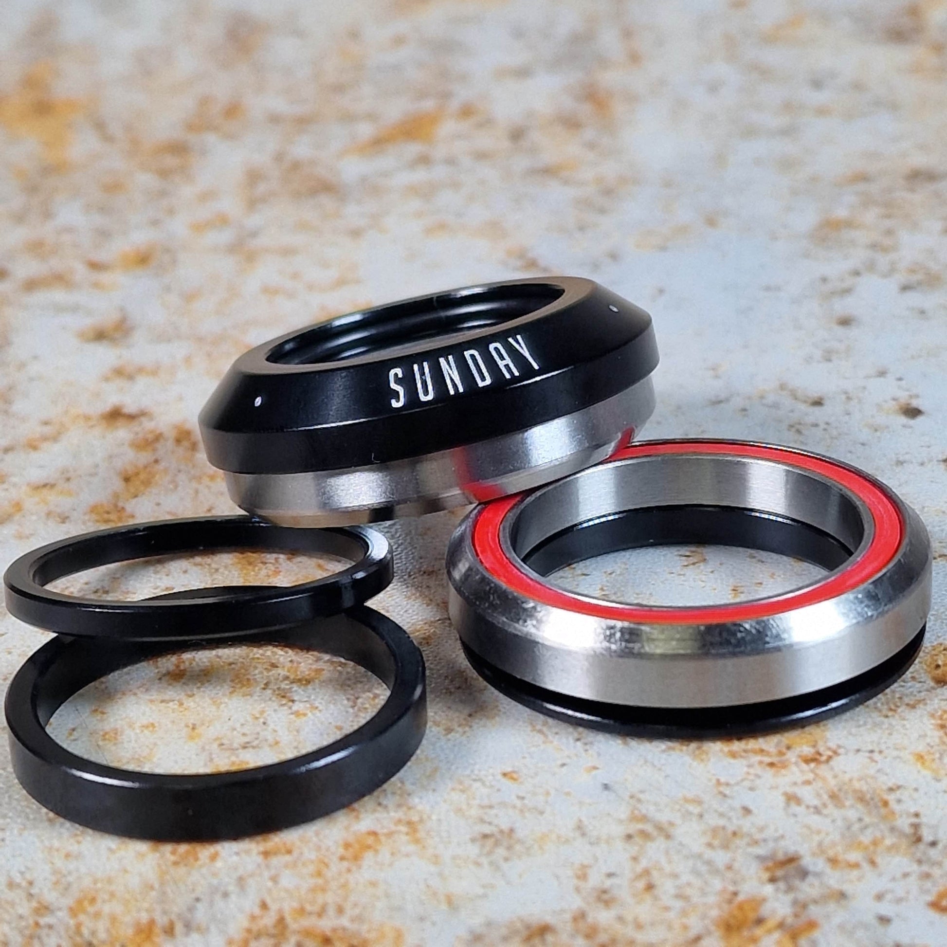 Sunday BMX Parts Black Sunday Low Stack Integrated Headset