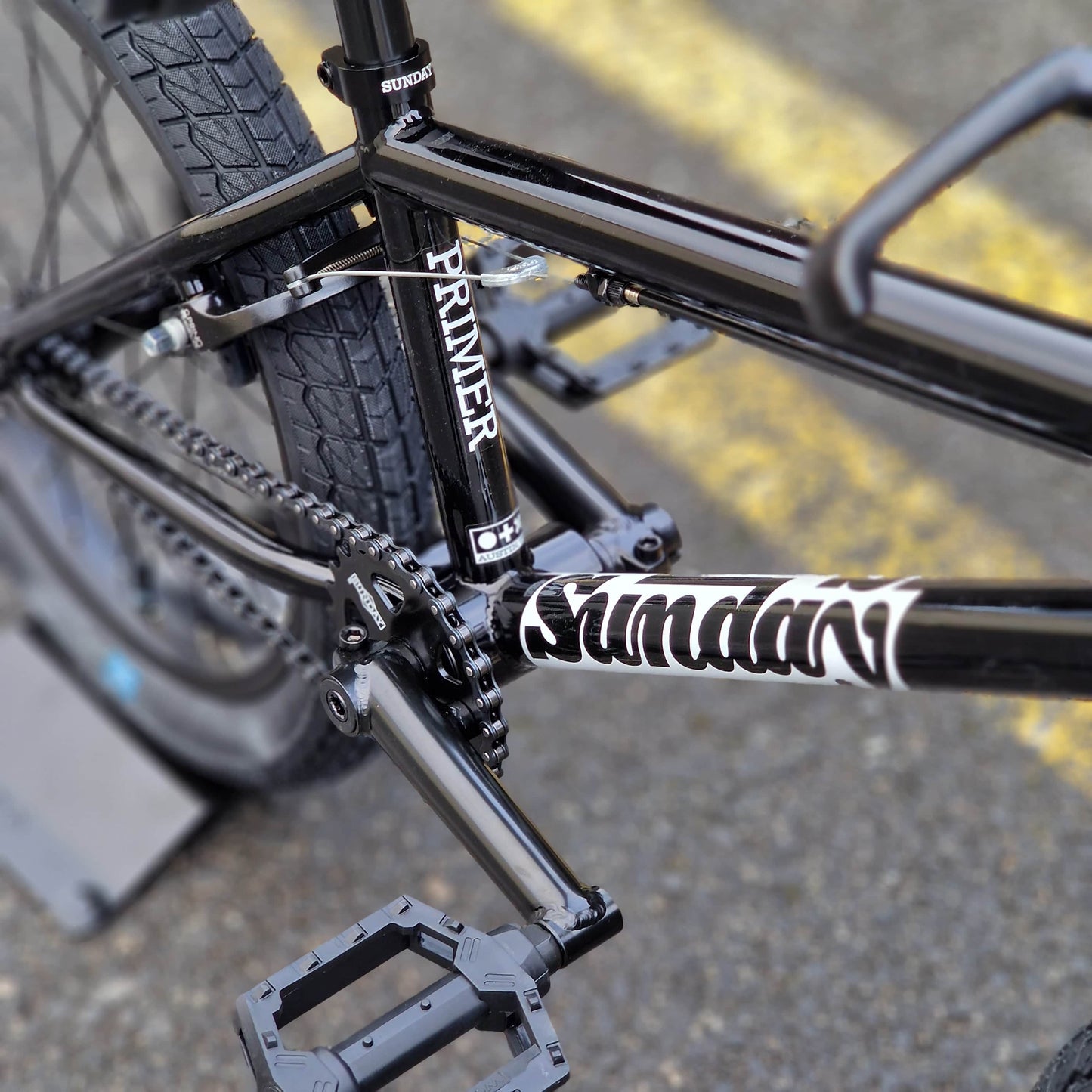 Sunday BMX Bikes Gloss Black Sunday Primer 18 Inch Bike Gloss Black