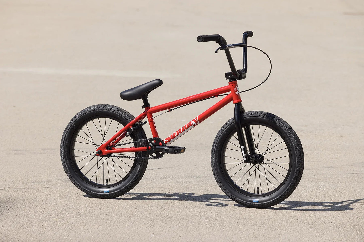 Sunday BMX Bikes Fire Engine Red Sunday Primer 18 Inch Bike Gloss Fire Engine Red