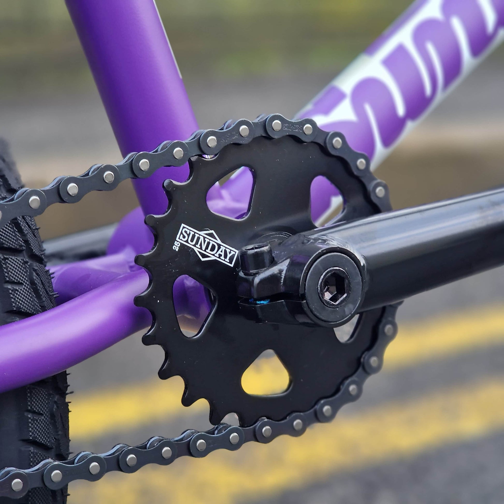 Sunday BMX Bikes Matte Grape Soda Sunday Primer 18 Inch Bike Matte Grape Soda