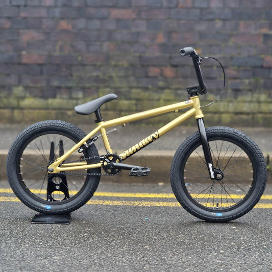 Sunday BMX Bikes Matte Metallic Gold Sunday Primer 18 Inch Bike Matte Metallic Gold