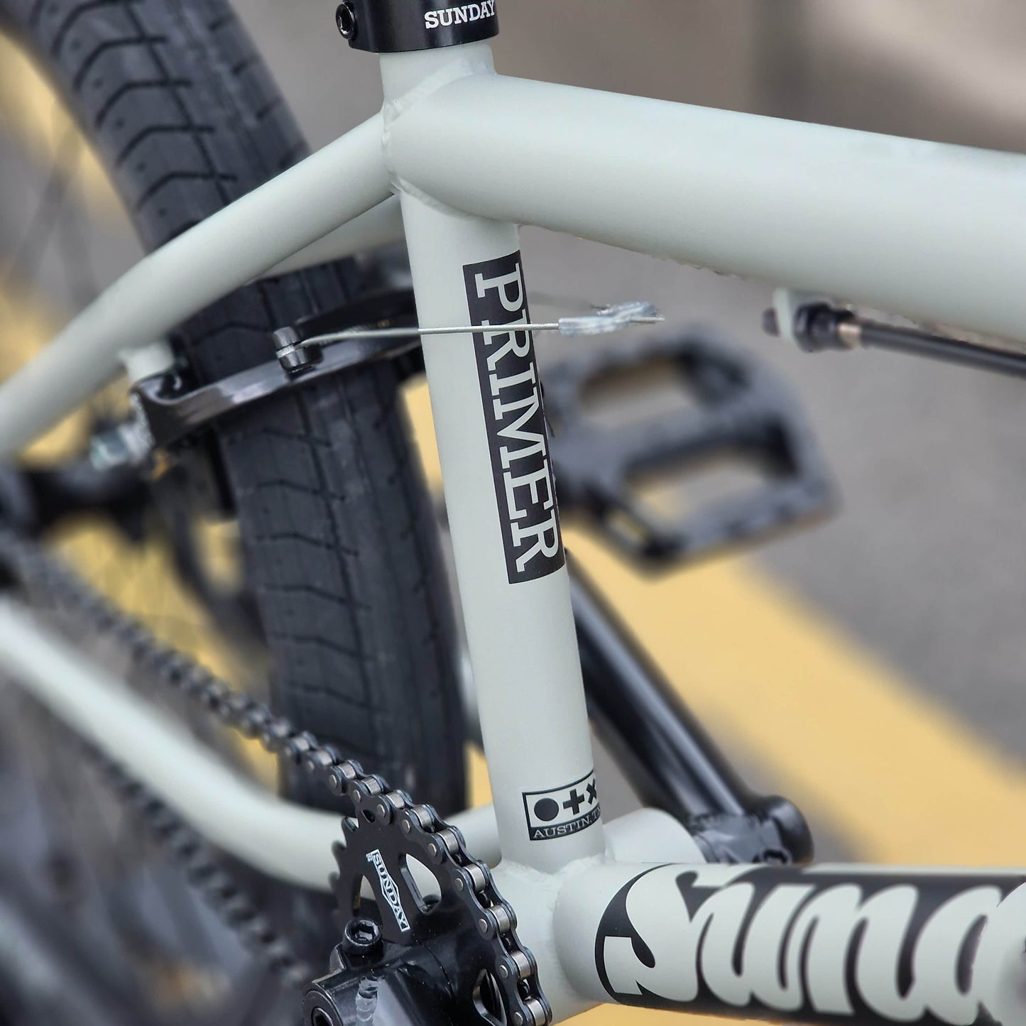 Sunday BMX Bikes Matte Battleship Grey / 20.75 Sunday Primer 20.75" TT Bike Matte Battleship Grey